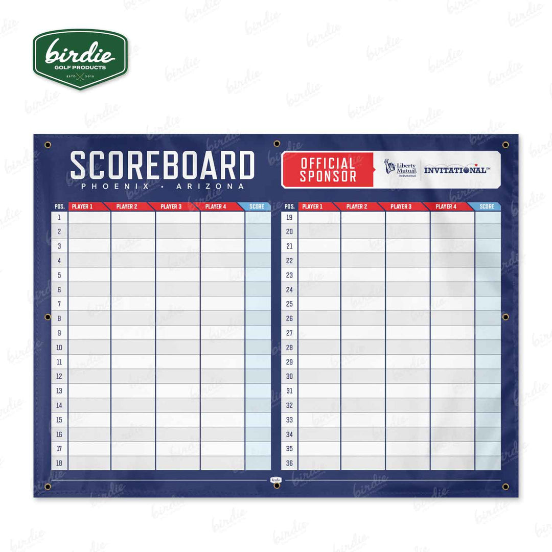 Golf Leaderboard | Scoreboard Banner