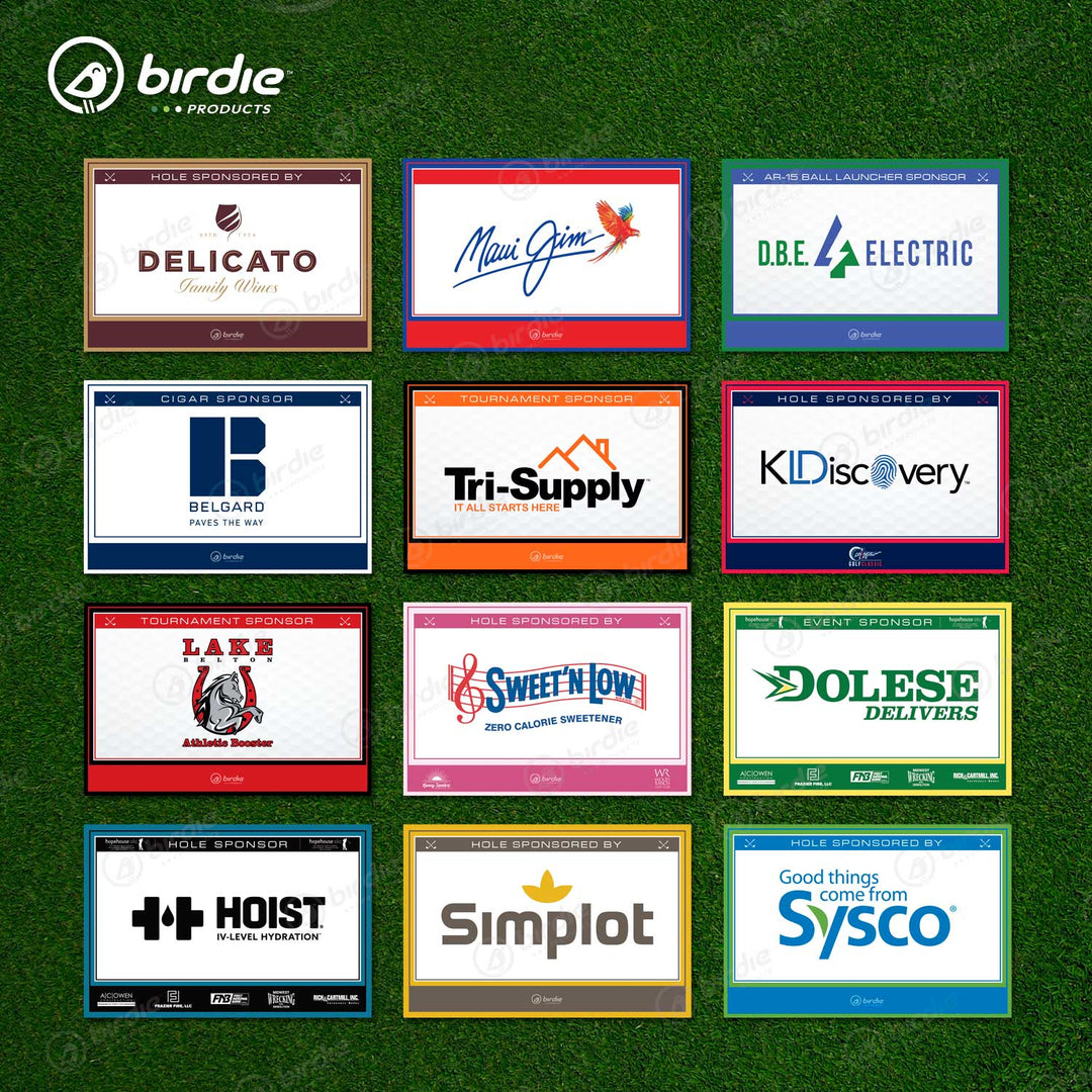 Jumbo Golf Tee Sign (Coroplast)
