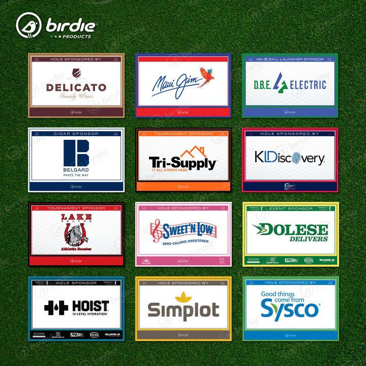 Jumbo Golf Tee Sign (Coroplast)