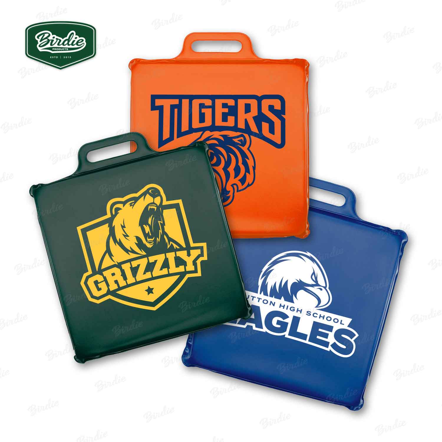 Vinyl Seat Cushion w/Handle | Stadium Cushion – Birdie Products
