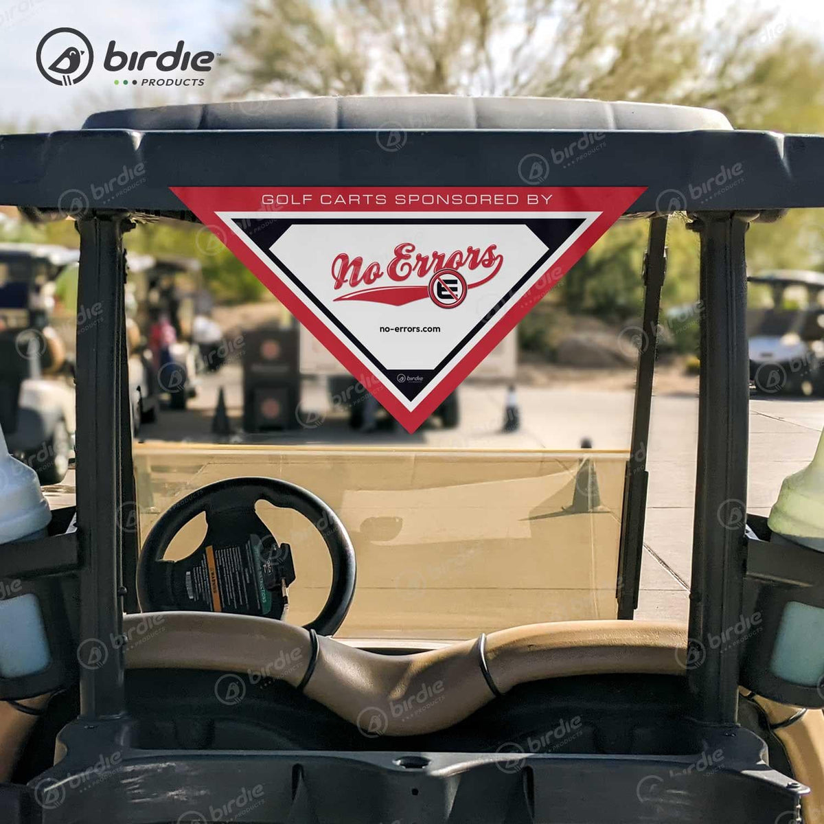 Golf Cart Windshield Decals  Low Tack Vinyl – Birdie Products