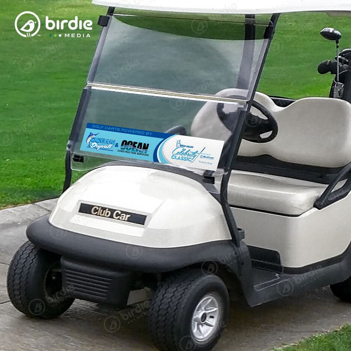 Golf Cart Windshield Decals (30"x6")