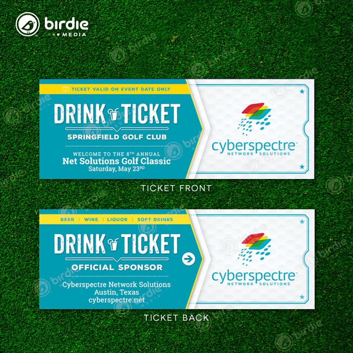 Golf Event Drink Tickets