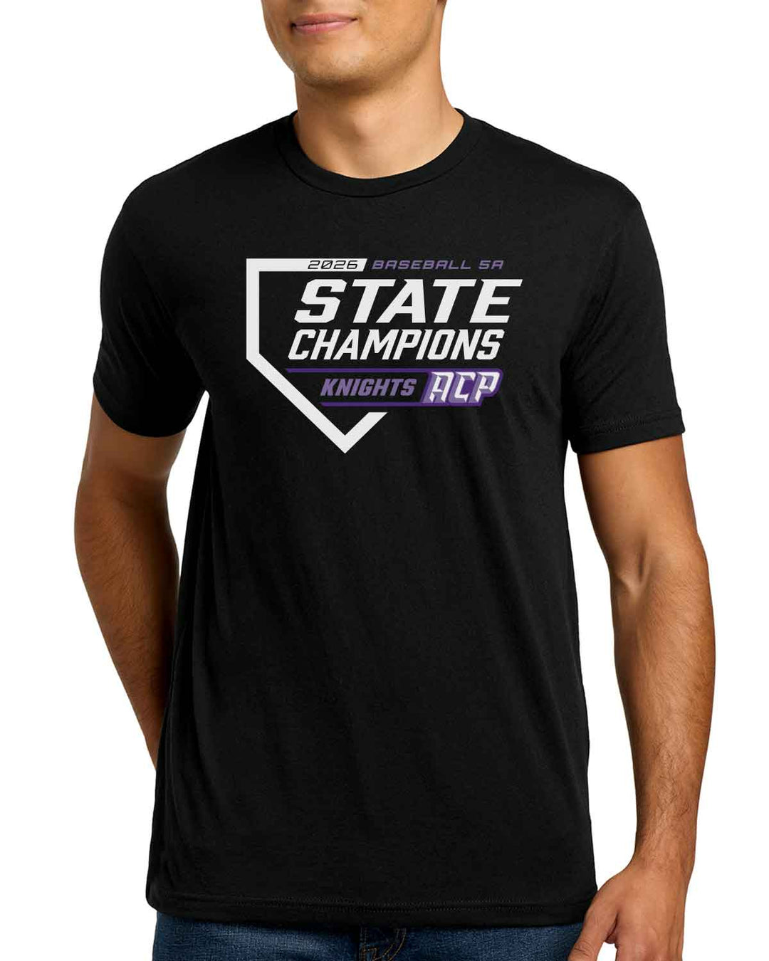ACP Knights Baseball | T-Shirt (NL6210) | State Champion Design