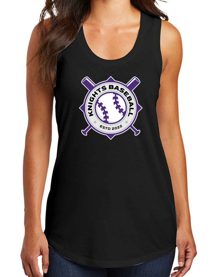 ACP Knights Baseball | Women's Racerback Tank (DM138L) | Club Design