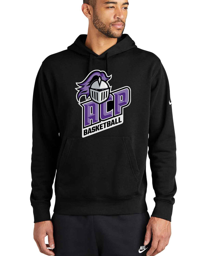ACP Knights Basketball | Pullover Hoodie (NKDR1499) | 5 Logo Designs!