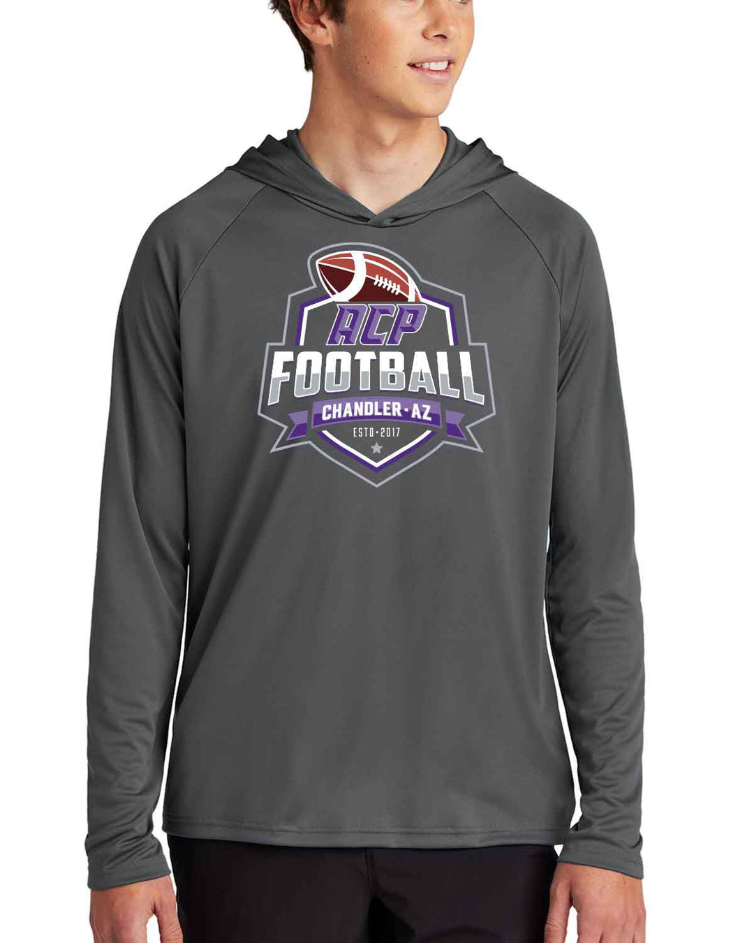 ACP Knights Football | Pullover Hooded T-shirt (PC380H) | Club Design