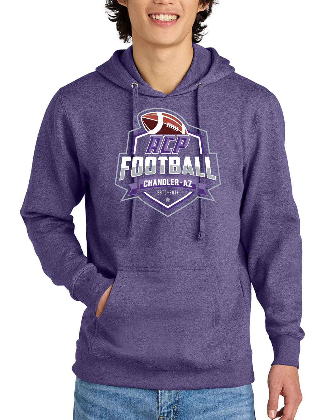 ACP Knights Football | Fleece Hoodie (DT6100) | Club Design