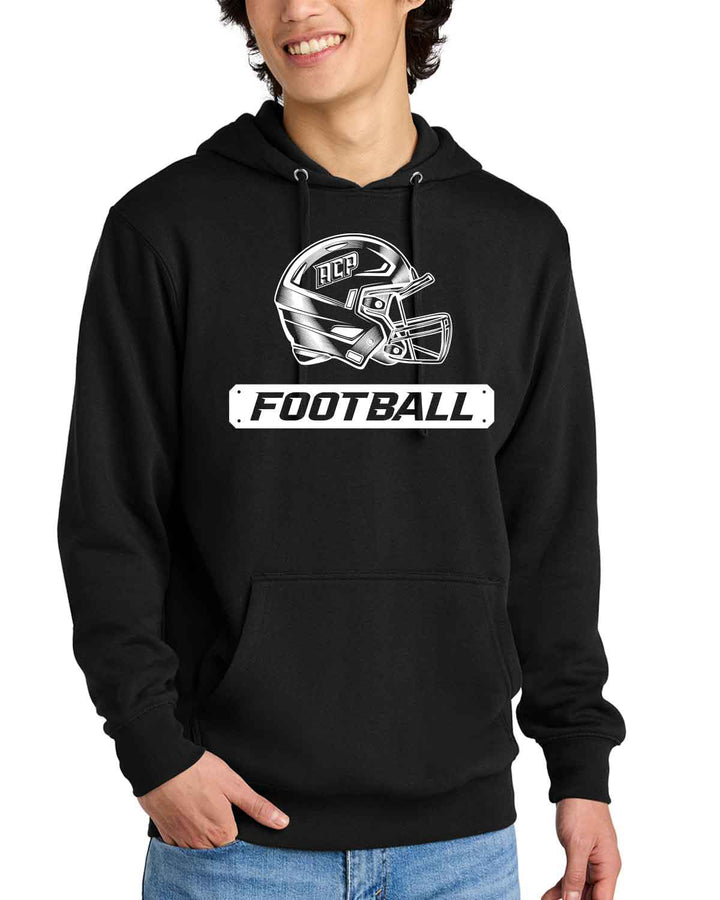ACP Knights Football | Fleece Hoodie (DT6100) | Helmet Design