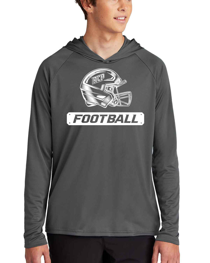 ACP Knights Football | Pullover Hooded T-shirt (PC380H) | Helmet Design