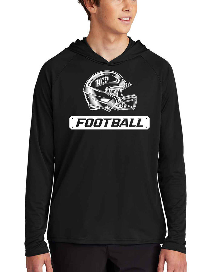 ACP Knights Football | Pullover Hooded T-shirt (PC380H) | Helmet Design
