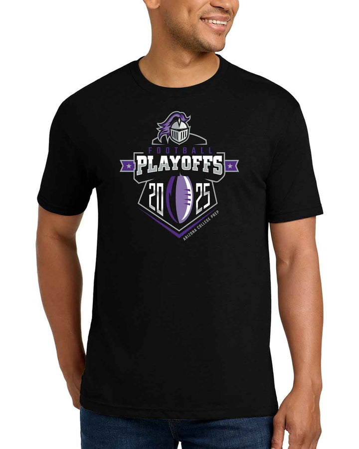 ACP Knights Football | Tri-Blend Tee (NL6010) | Playoff Design