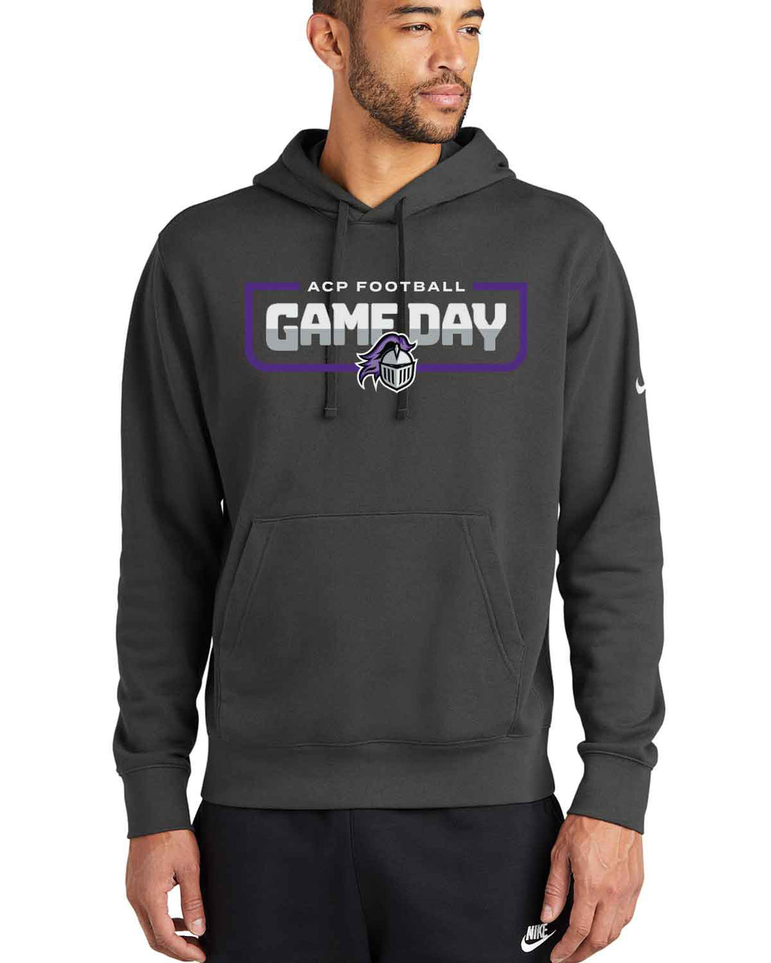 ACP Knights Football | Pullover Hoodie (NKDR1499) | Game Day Design