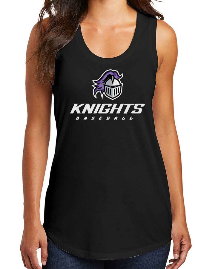 ACP Knights Baseball | Women's Racerback Tank (DM138L) | Stack Design