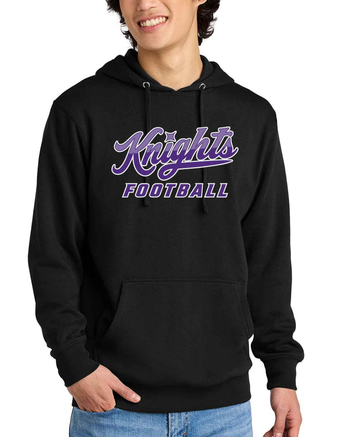 ACP Knights Football | Fleece Hoodie (DT6100) | Script Design