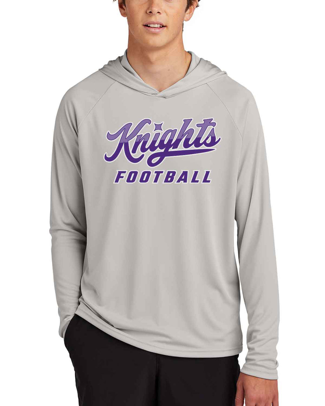 ACP Knights Football | Pullover Hooded T-shirt (PC380H) | Script Design