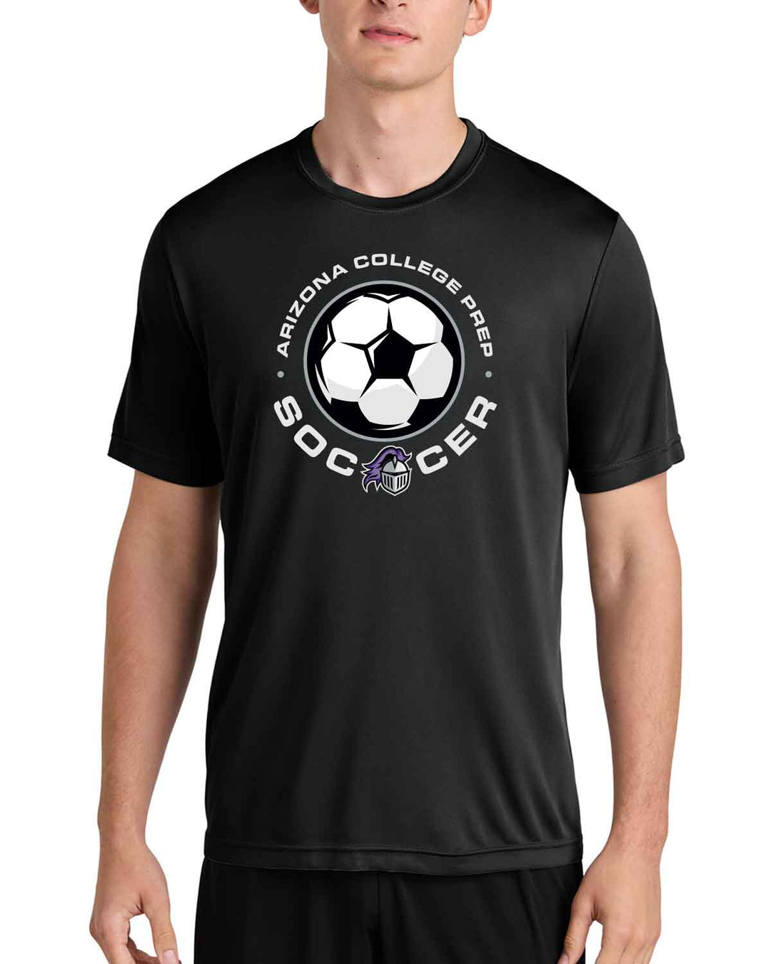 ACP Knights Soccer | Practice Shirt (ST350) Ring Design w/ Name