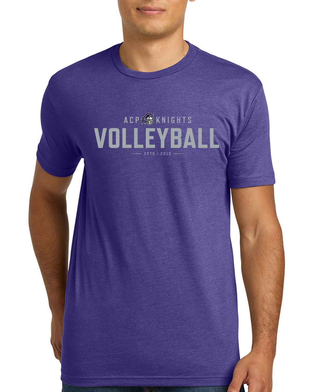 ACP Knights Volleyball | T-Shirt (NL6210) | ESTD Logo Design