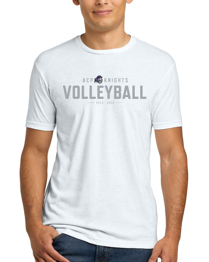 ACP Knights Volleyball | T-Shirt (NL6210) | ESTD Logo Design