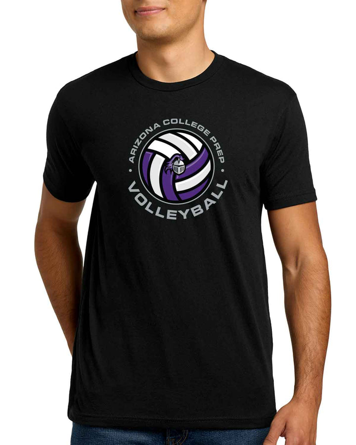 ACP Knights Volleyball | T-Shirt (NL6210) | Circular Logo Design