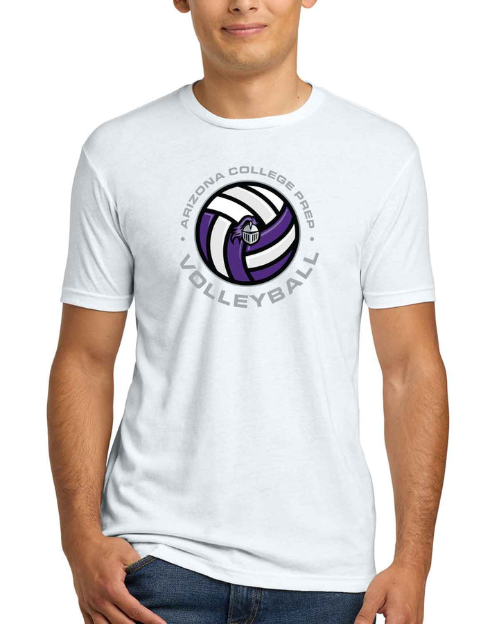 ACP Knights Volleyball | T-Shirt (NL6210) | Circular Logo Design