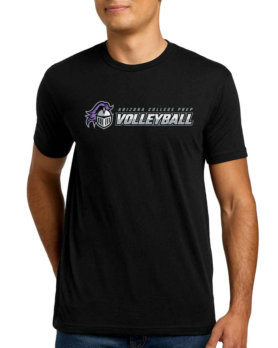 ACP Knights Volleyball | T-Shirt (NL6210) | Type Logo Design