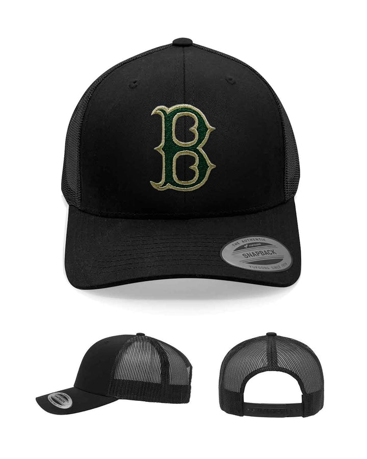 Basha Bears Spirit Gear | Snapback Trucker Cap (6606) | Embroidered "B" Design