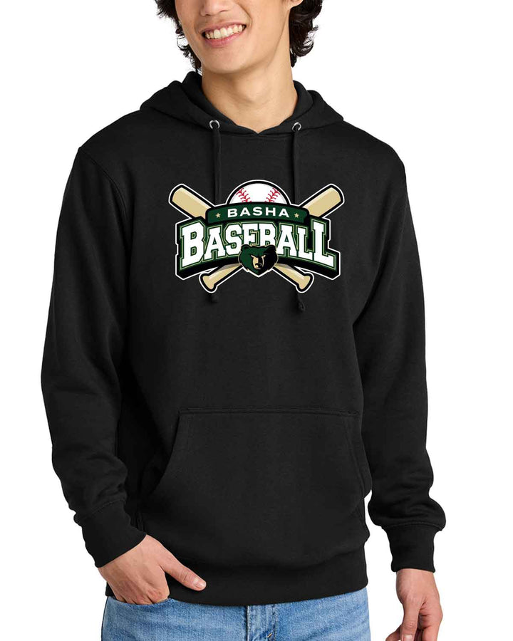 Basha Bears Baseball | Fleece Hoodie (DT6100) | 9 Logo Designs!