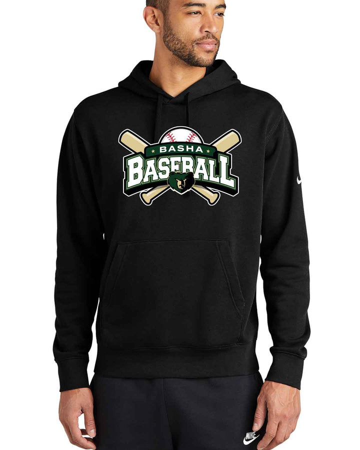 Basha Bears Baseball | Pullover Hoodie (NKDR1499) | 9 Logo Designs!