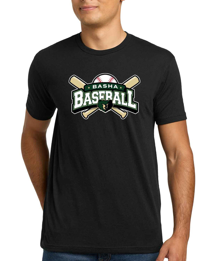 Basha Bears Baseball | T-Shirt (NL6210) | Bat Design