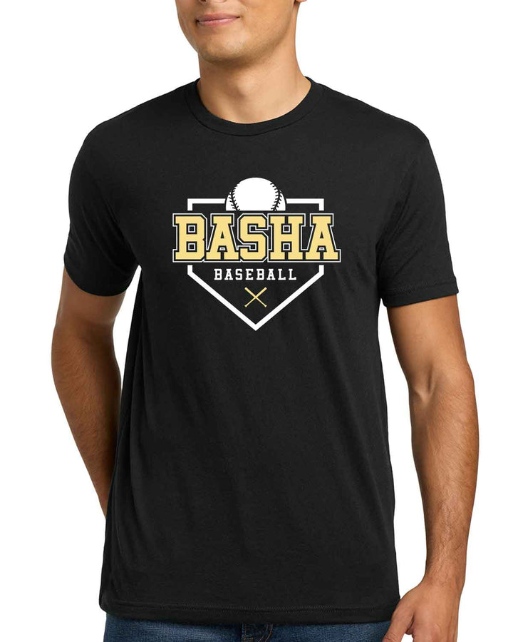 Basha Bears Baseball | T-Shirt (NL6210) | Plate Design