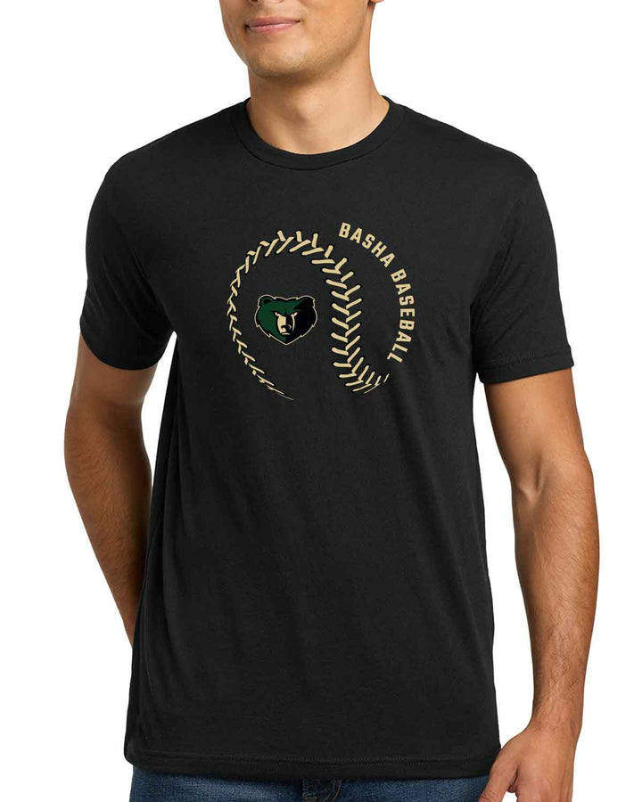 Basha Bears Baseball | T-Shirt (NL6210) | Stitching Design