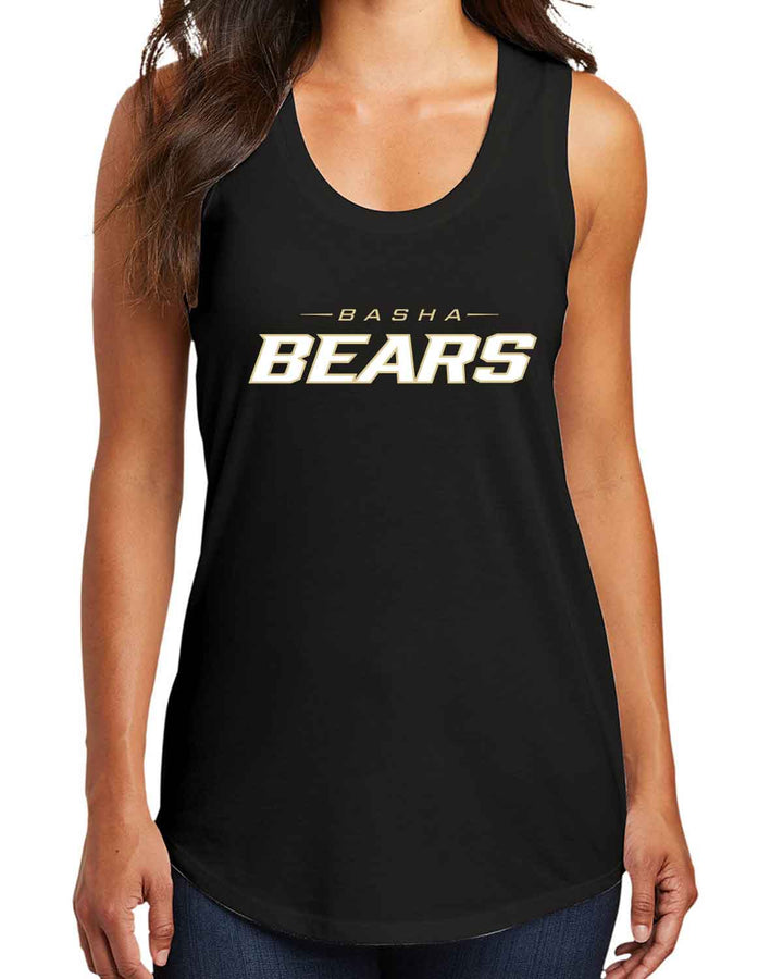 Basha Bears Spirit | Women's Racerback Tank (DM138L) | Primary Design