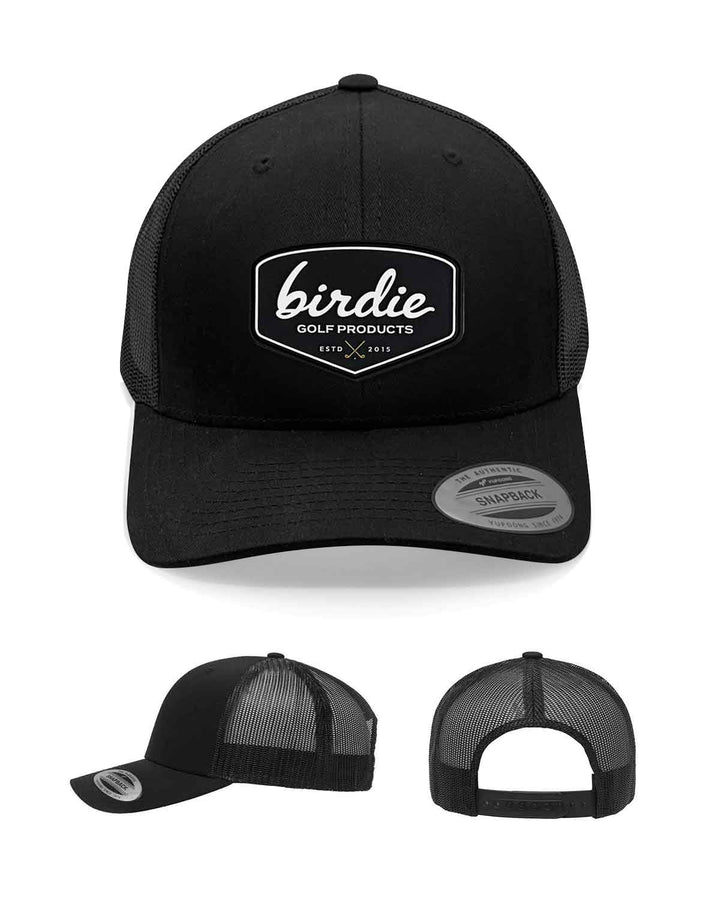 Birdie Products | Snapback Trucker Cap (6606) | Shield Logo