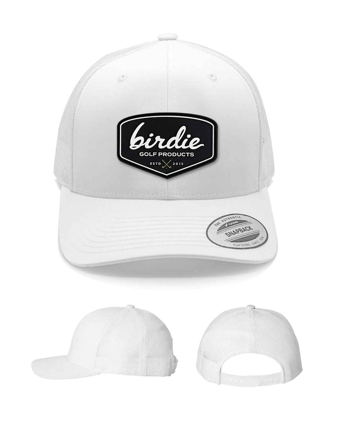 Birdie Products | Snapback Trucker Cap (6606) | Shield Logo