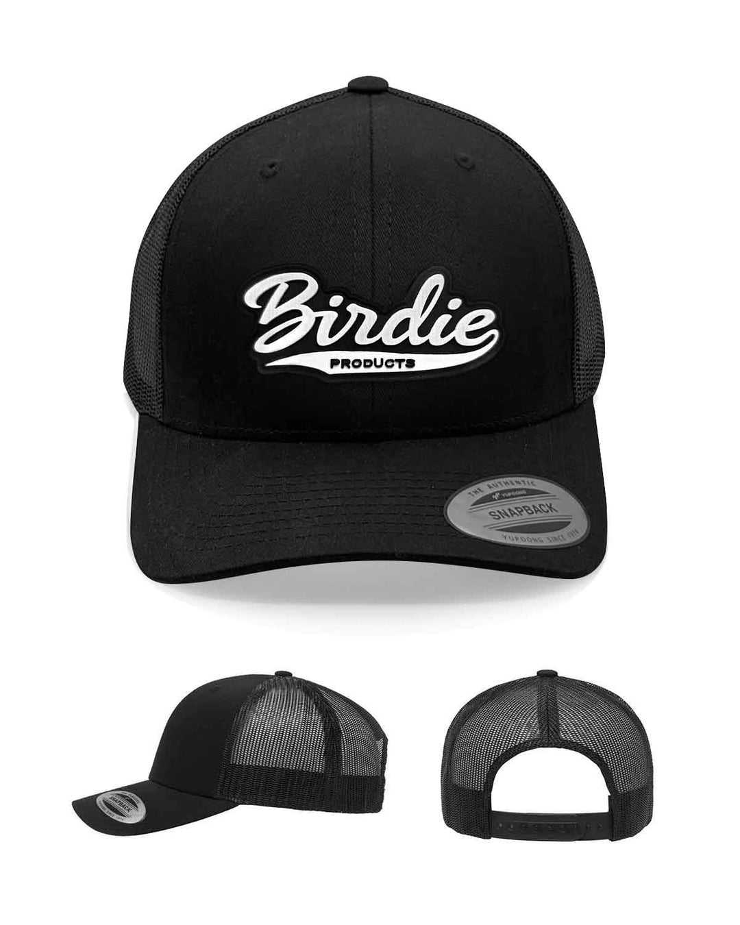 Birdie Products | Snapback Trucker Cap (6606) | Swoosh Tail Logo