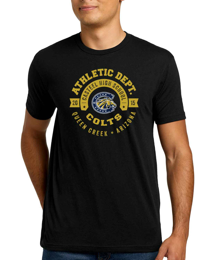 Casteel Colts Spirit | T-Shirt (NL6210) | Athletic Dept. Design