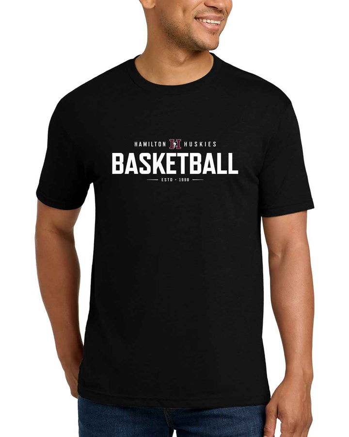 HHS Huskies Basketball | Tri-Blend Tee (NL6010) ESTD Design