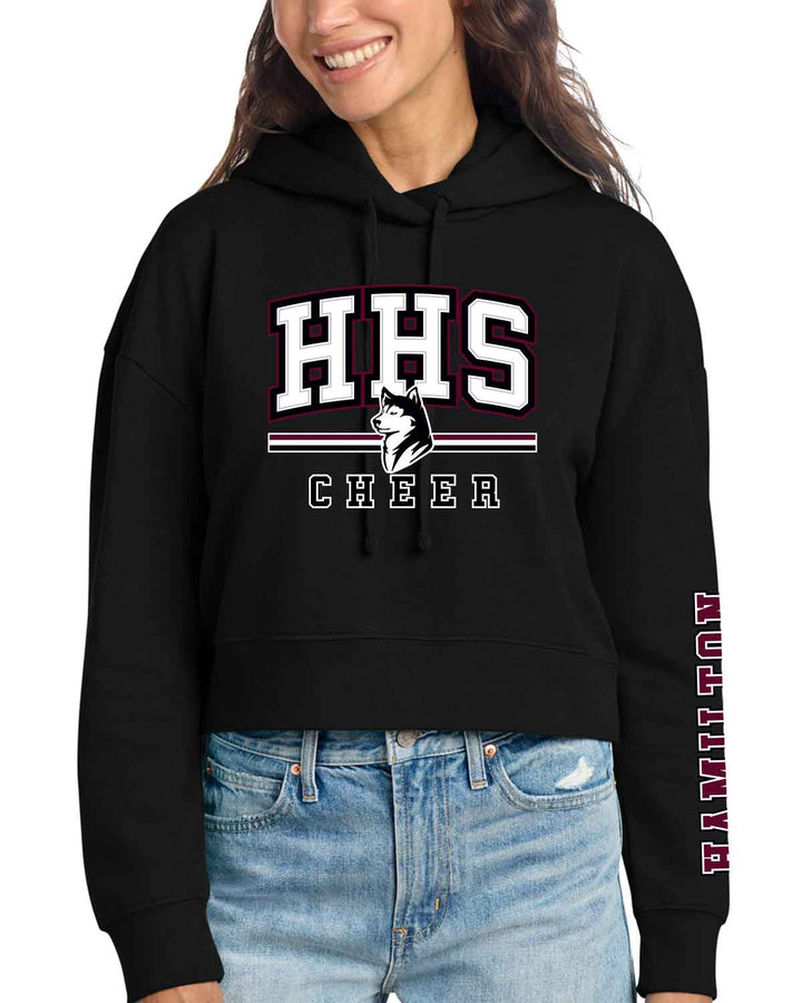 Hamilton Huskies Cheer | Fleece Hoodie (DT6101) | HHS Cheer