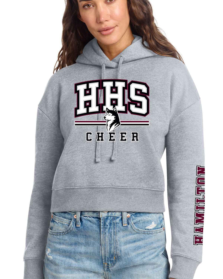 Hamilton Huskies Cheer | Fleece Hoodie (DT6101) | HHS Cheer