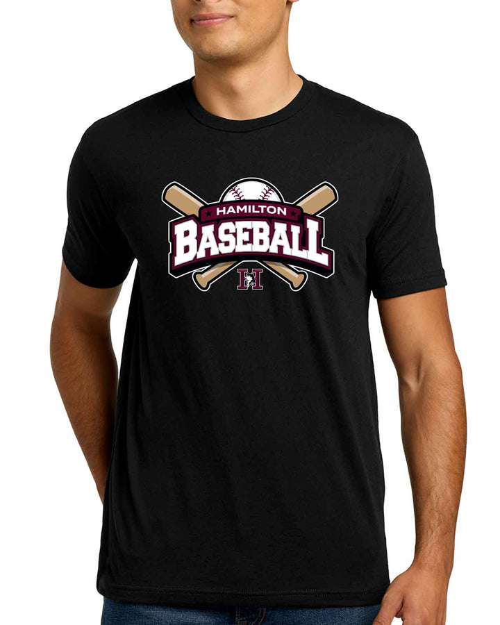 Hamilton Huskies Baseball | T-Shirt (NL6210) | Bats Design