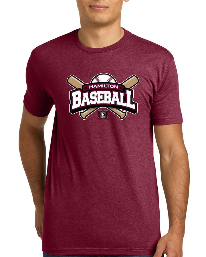 Hamilton Huskies Baseball | T-Shirt (NL6210) | Bats Design