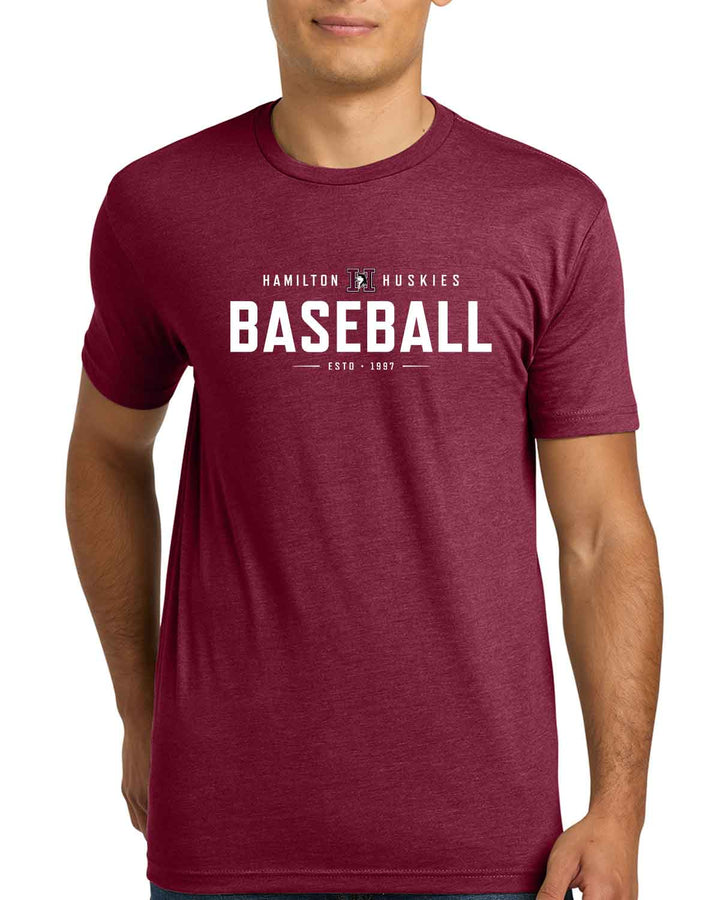 Hamilton Huskies Baseball | T-Shirt (NL6210) | ESTD Design