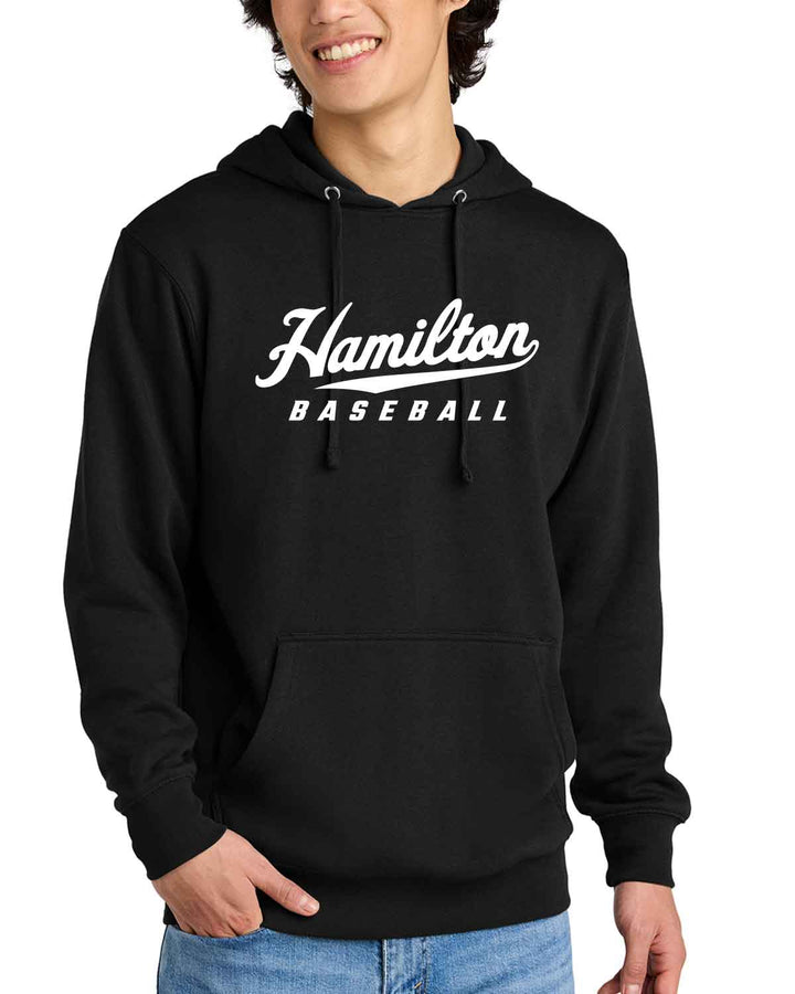 Hamilton Huskies Baseball | Fleece Hoodie (DT6100) | Script Design