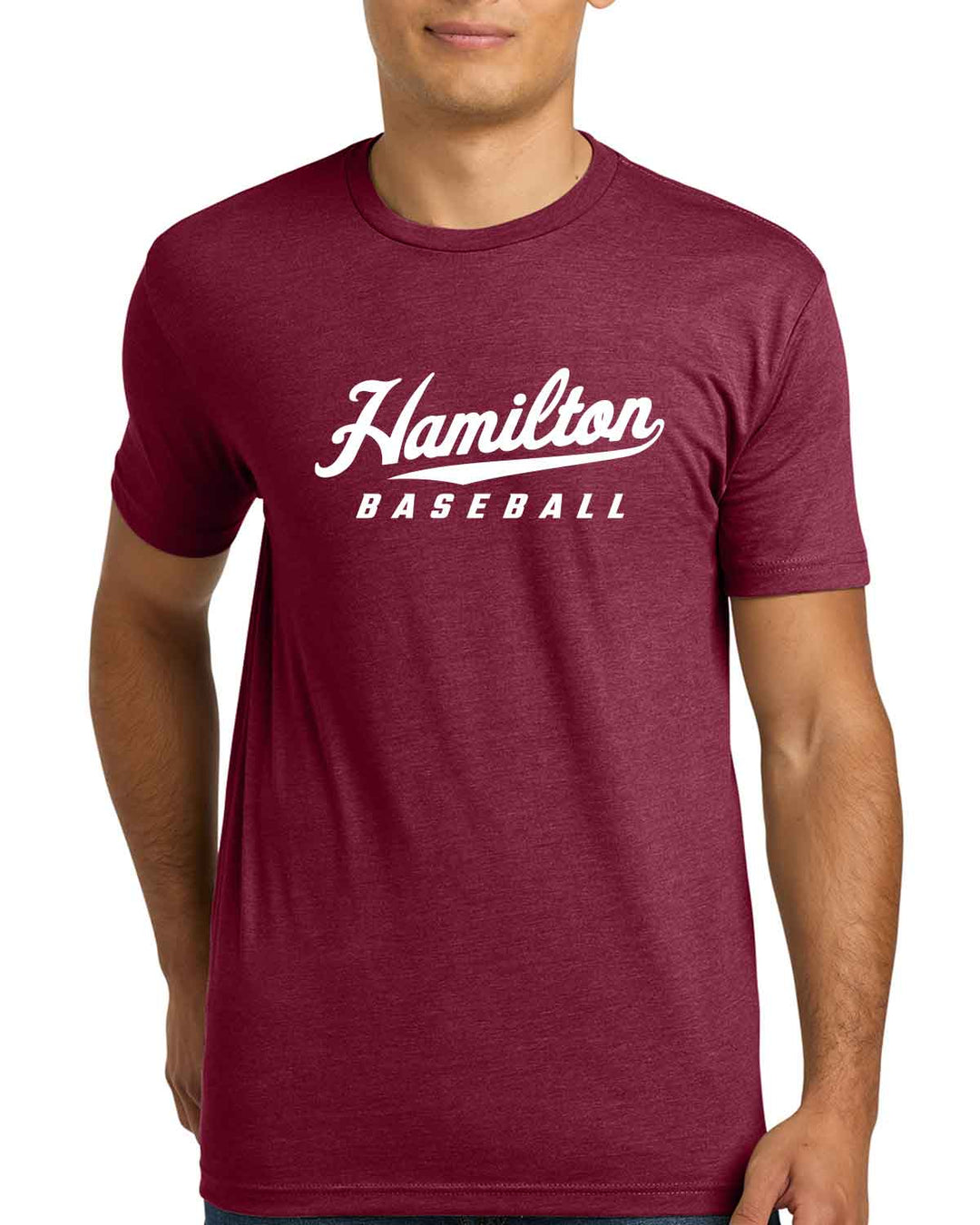 Hamilton Huskies Baseball | T-Shirt (NL6210) | Script Design