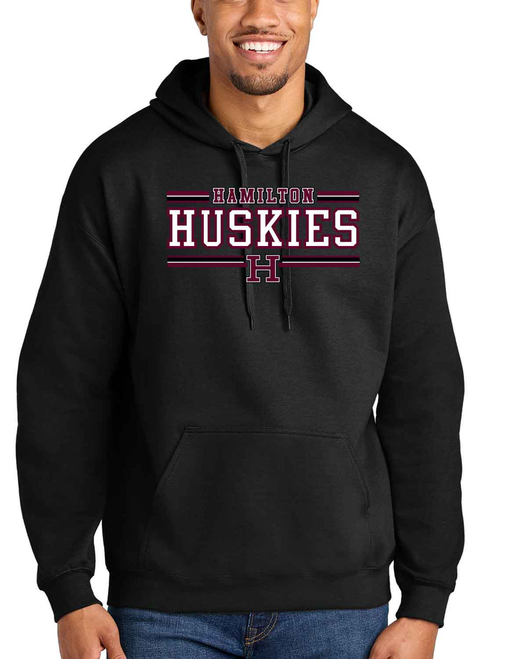 Hamilton Huskies Cheer | Hoodie (SF500) | Hamilton Huskies H