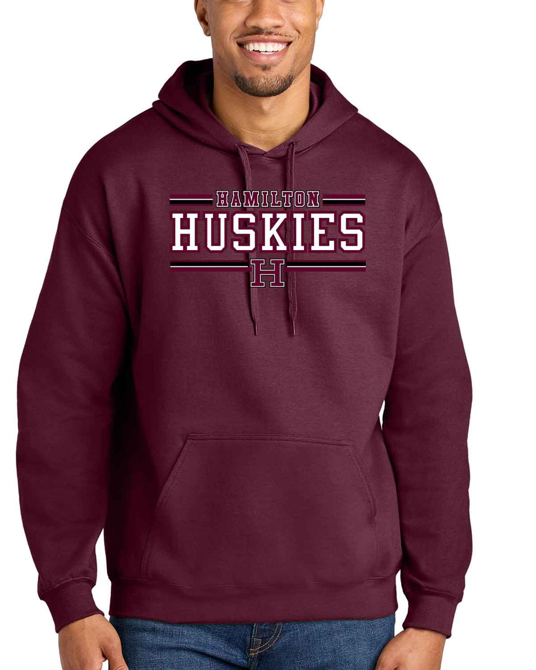 Hamilton Huskies Cheer | Hoodie (SF500) | Hamilton Huskies H