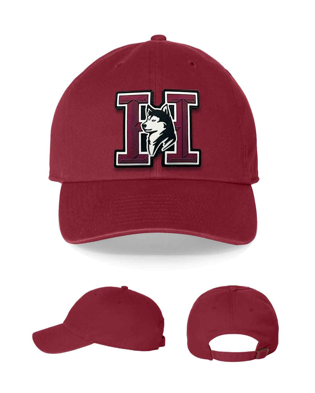 Hamilton Huskies Spirit Gear | Clean Up Cap With PVC Design (4700)
