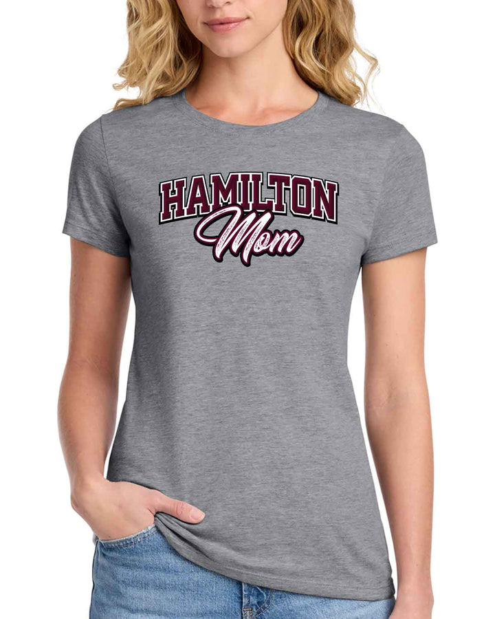 HHS Huskies Cheer | Women's Fan Favorite™ Tee (LPC450) Mom - Front & Back Design