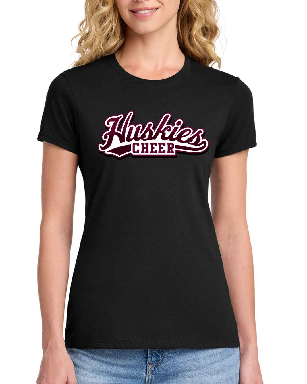 HHS Huskies Cheer | Women's Fan Favorite™ Tee (LPC450)